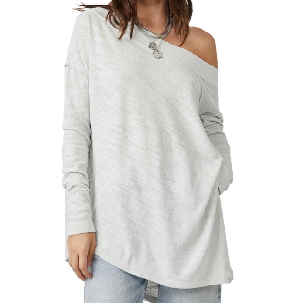 Free People To the Right Off the Shoulder Knit Top Size: XSmall​ - Picture 11 of 12